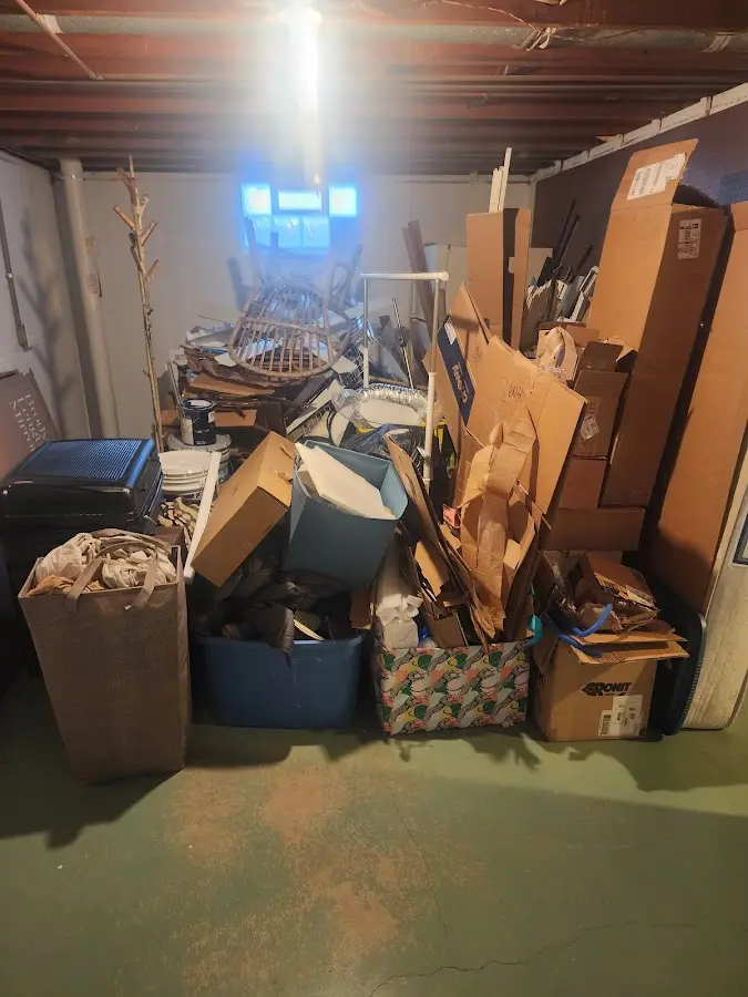 Roll-off dumpster container at job site for Construction Dumpster Rental in Findlay